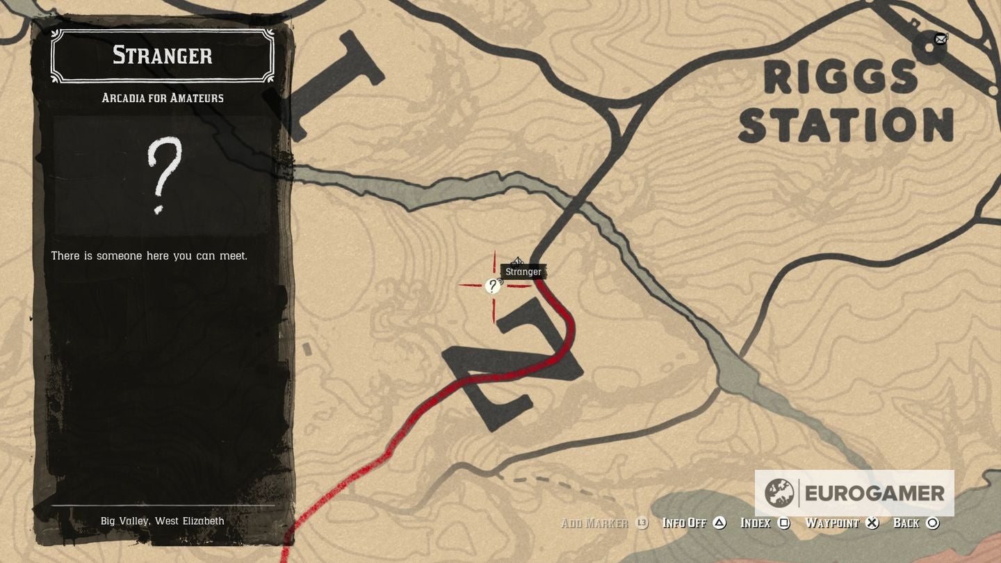 Red Dead Redemption 2 Stranger locations for Noblest of Men and a Woman